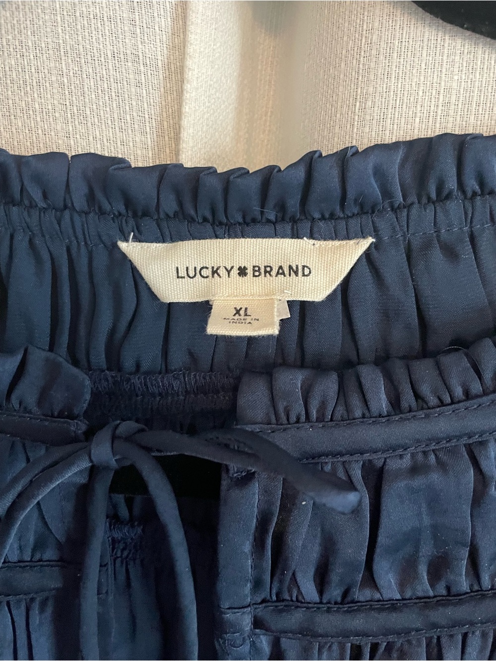 Lucky Brand Navy Elastic-Waist Kids Joggers